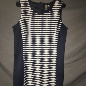 Blue and White dress